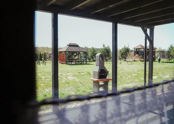 Деревянный коттедж Stare Treby